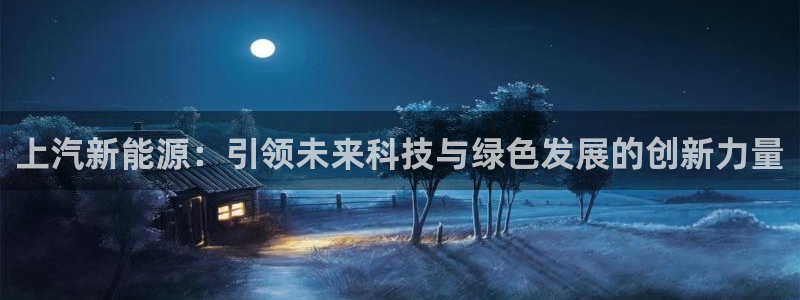 球盟会优惠领取网站：上汽新能源：引领未来