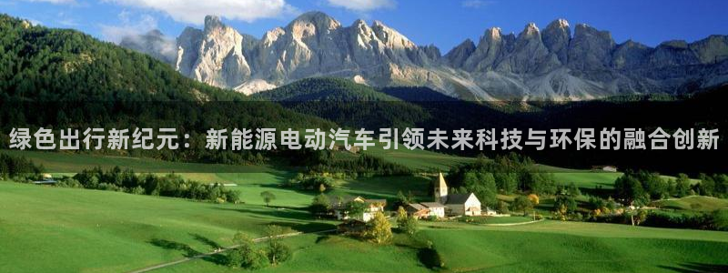 球盟会登录平台入口：绿色出行新纪元：新能