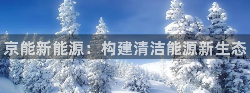 球盟会电子游戏平台:京能新能源:构建清洁能源新生态